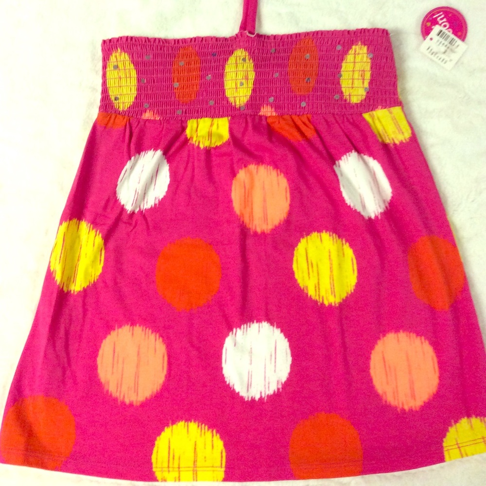 Justice Neon Color Halter Top With Sequins Size 12